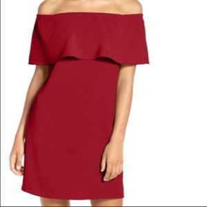 Charles Henry off the shoulder dress